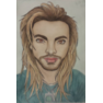 bill kaulitz watercolor by rawritsmanda-d6hgh0j