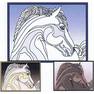 cc-sc-019 horse celtic quilt pattern by stone circle graphics celtic crossworks