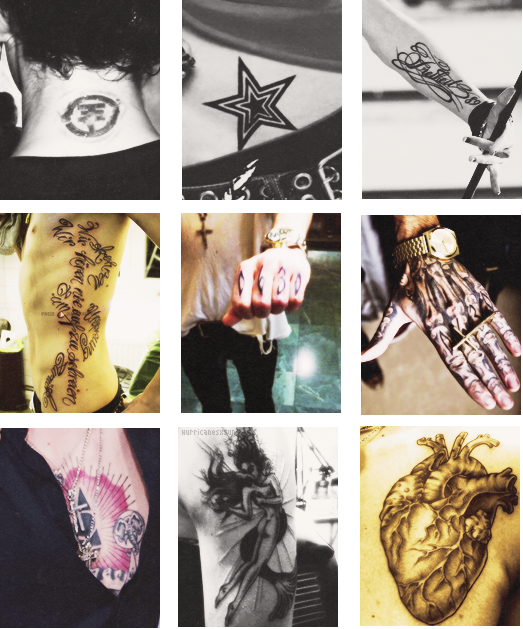 Bill's tattoos