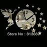 3D diy mirror wall clocks fairy with stars vintage bedroom wall art decor unique items children s room art clocks 001.jpg 200x200[1]