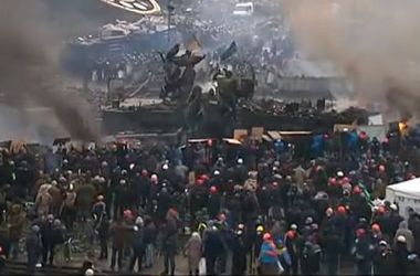 Киев в огне. Росии готовят сценарий гражданской войны.