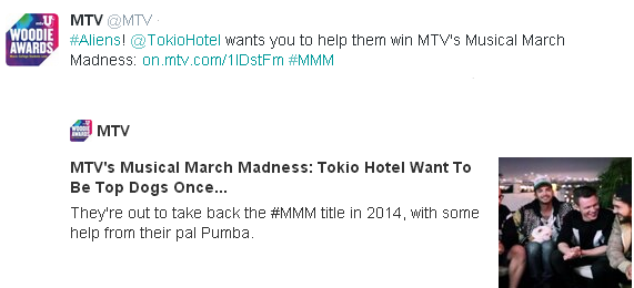 Твиттер MTV