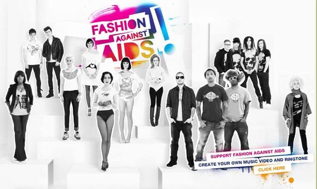 Tokio Hotel на обложке Facebook-странички Designers against AIDS