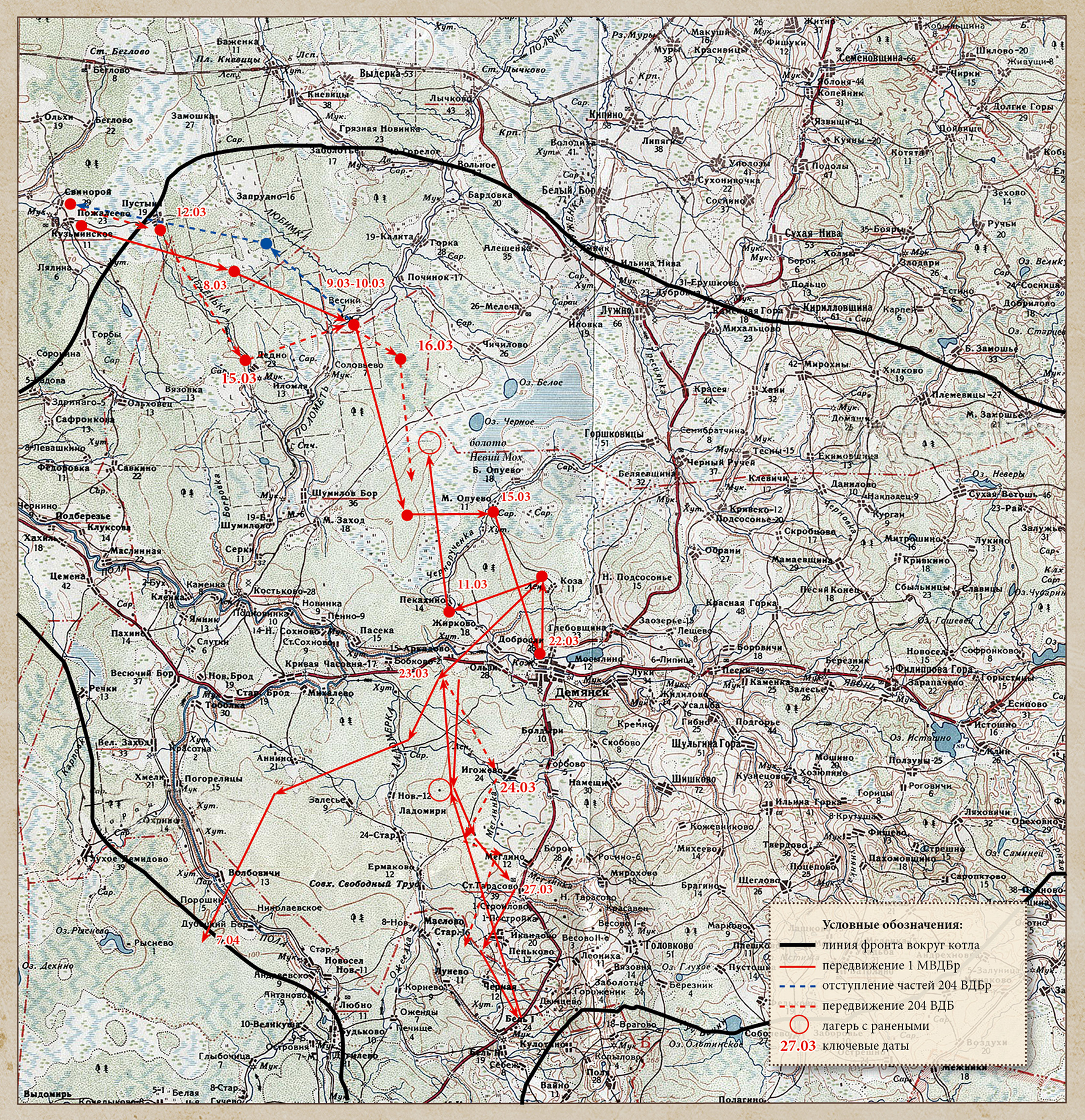 Кневицы новгородская область демянский район карта