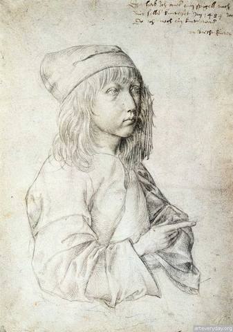 Durer Albrecht автопортрет 13 лет