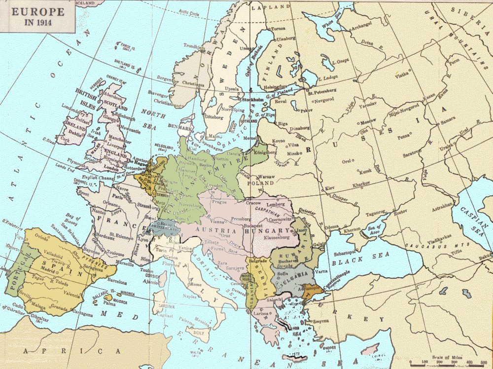 Перед первой мировой войной. Карта Европы 1914 года. Границы Европы 1914 года карта. Карта Европы 1914 года с городами. Карта Европы 1914 года политическая с городами.