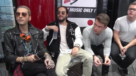 Tokio Hotel на NRJ - 08.10.2014