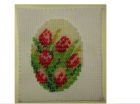 Embroidered Brooch - Tulips