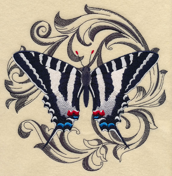Baroque Butterfly - Zebra Swallowtail