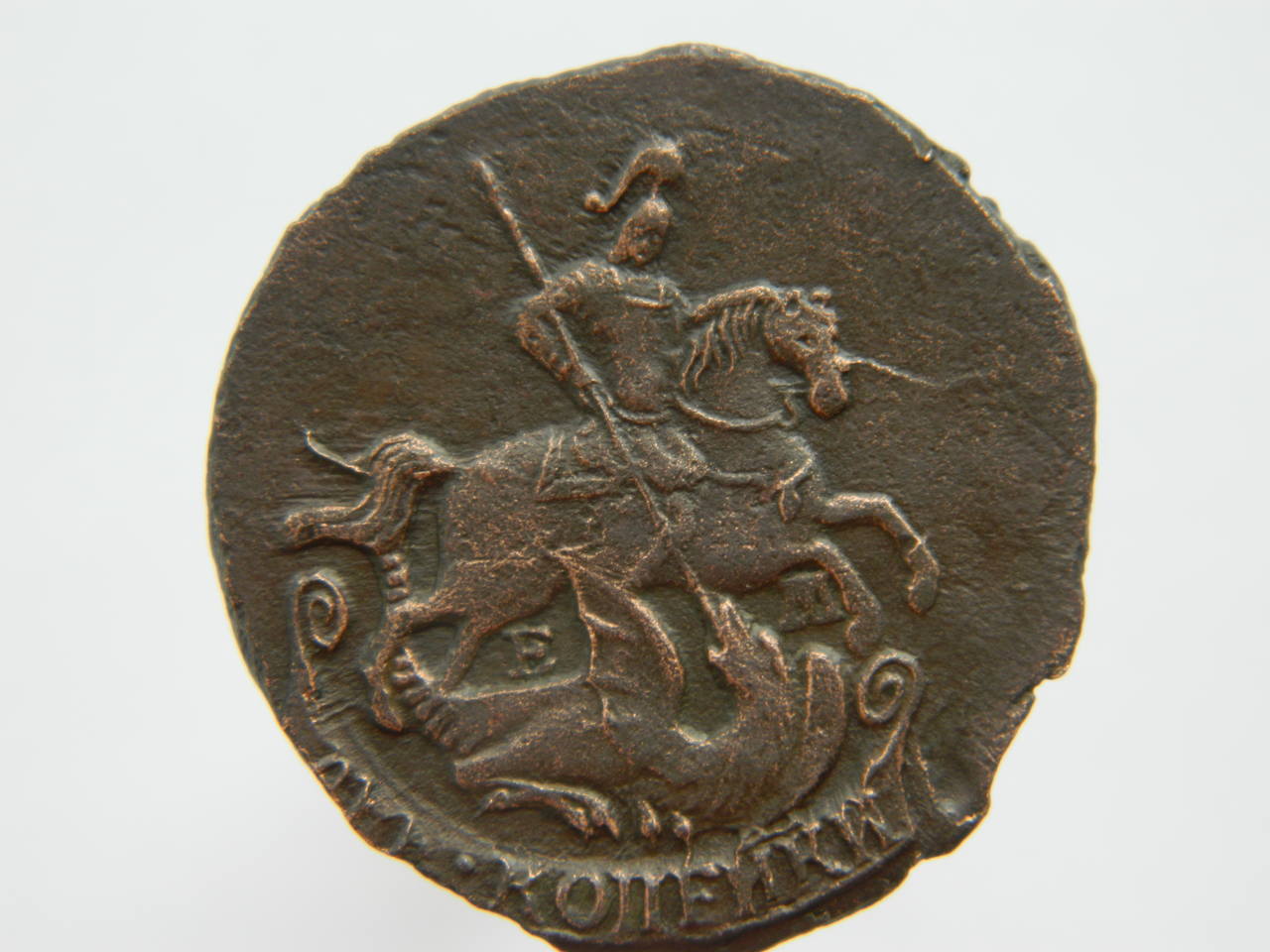 Монета 1661 всадник.