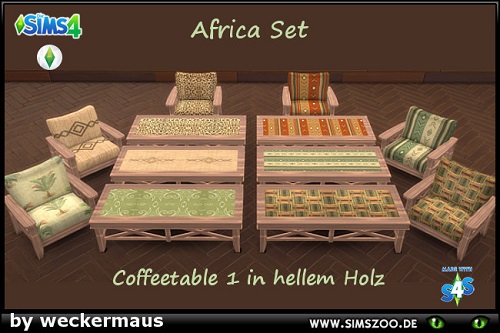 Zoo AfricaSet Recolors1 Coffeetable1