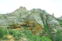 Холм слоистого песчаника в районе Брайс Каньона. Фото Морошкина В.В.