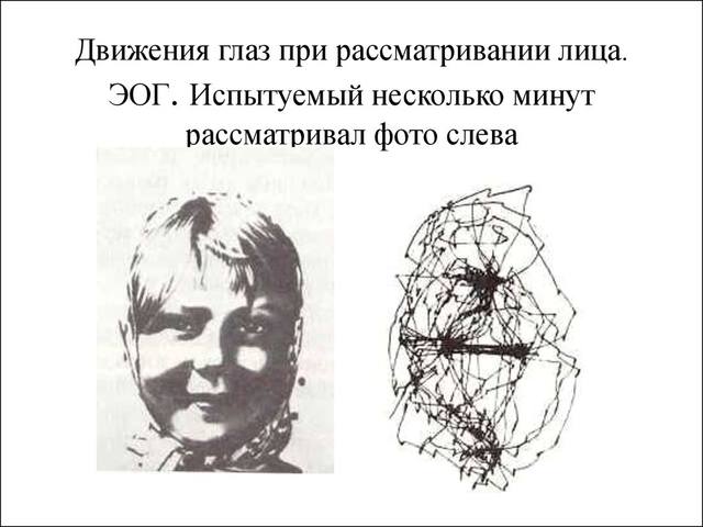 движение глаза по изображению