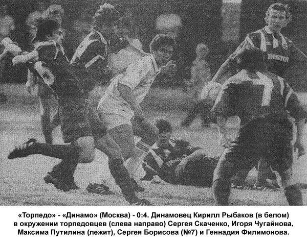 Динамо москва 1993 год