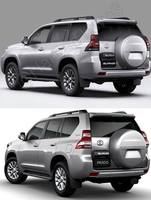 2018-Toyota-Land-Cruiser-Prado-vs.-2014-Toyota-Land-Cruiser-Prado-rear-three-quarters