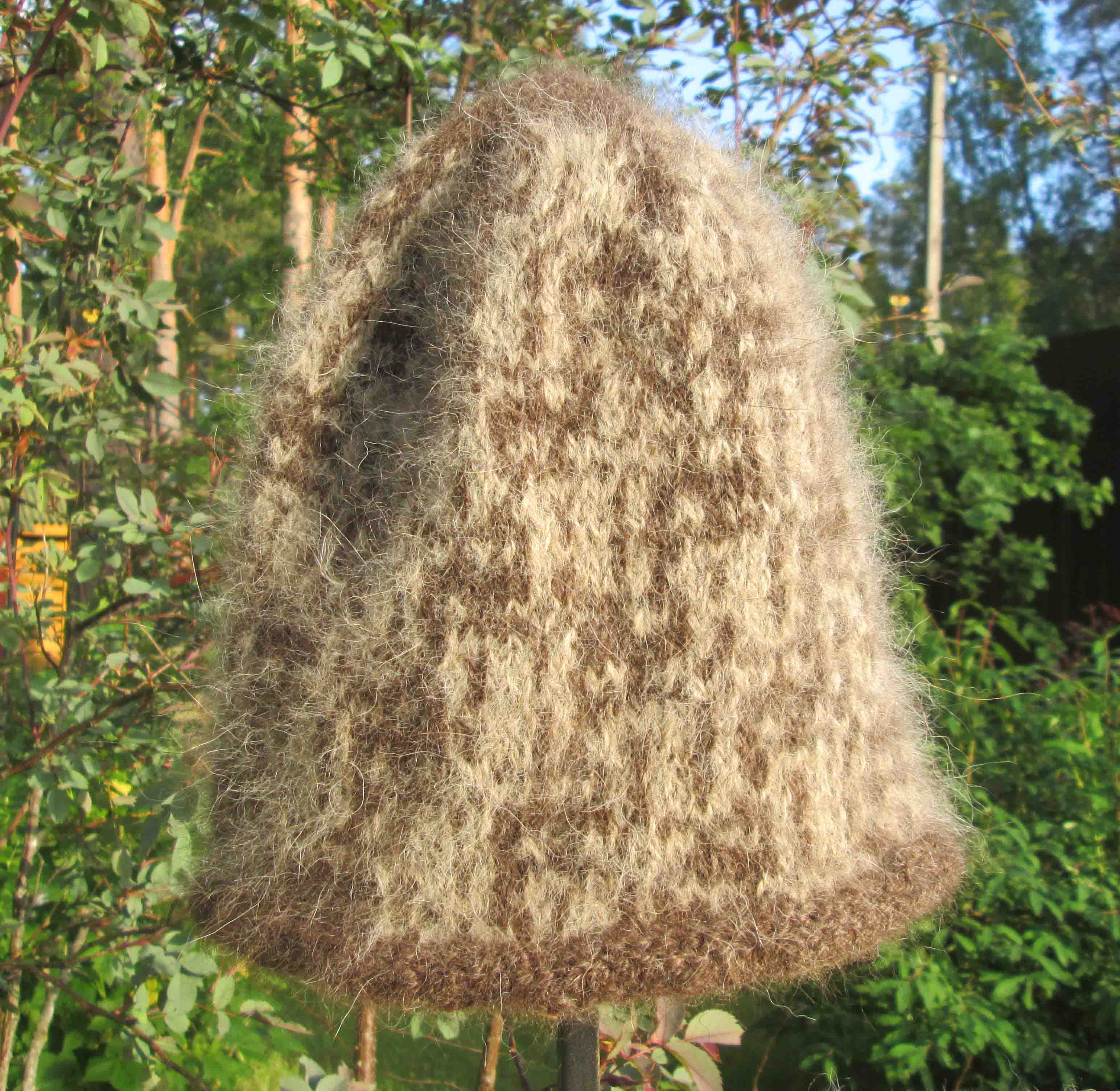 шапка из собачьей шерсти