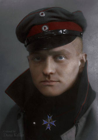 “The Red Baron”, Manfred von Richthofen – ca 1917