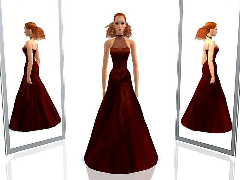 funny formalgown red