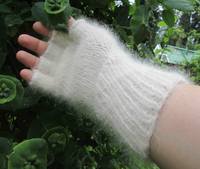 митенки из собачьей шерсти