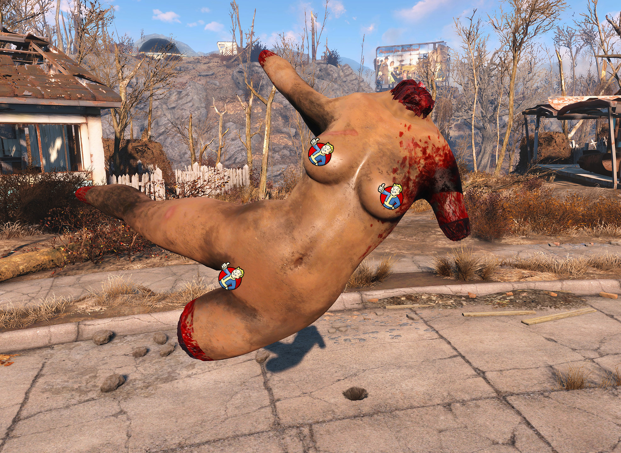 Fallout 4 голые тела фото 26