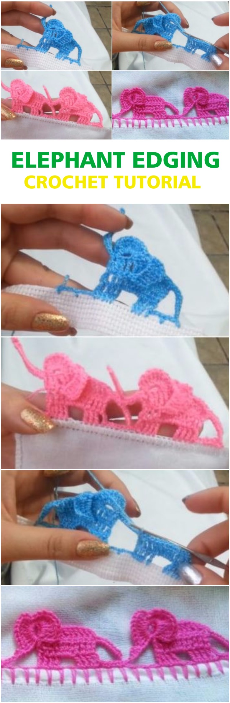 Elephant-Edging-Crochet-Tutorial