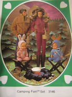 1986, Heart Family Barbie Friend-Camping Fun Playset #3146.. ....