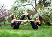 yoga double-boat-pose