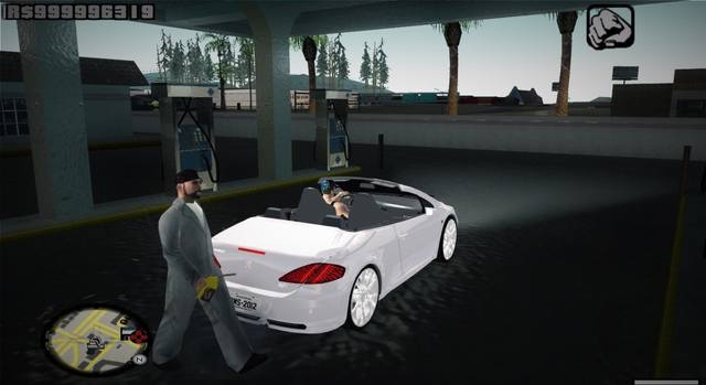 Мод заправки автомобиля для GTA: San Andreas