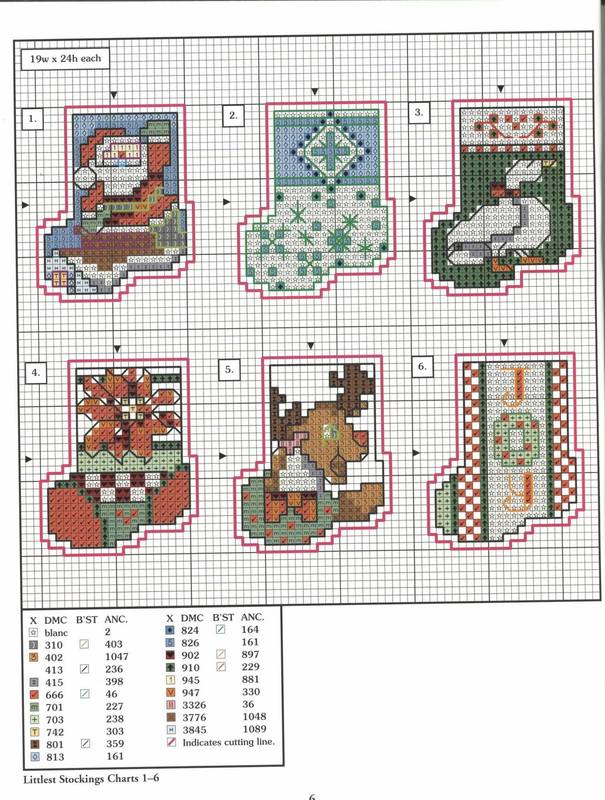 78 xmas ornaments charts 1-6