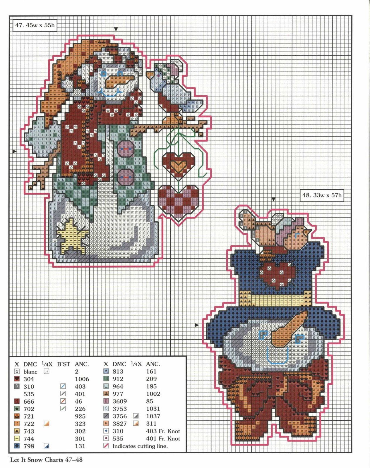 78 xmas ornaments charts 47-48