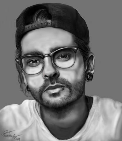 tom kaulitz portrait by mynameisphantomrider-dc2gpm7