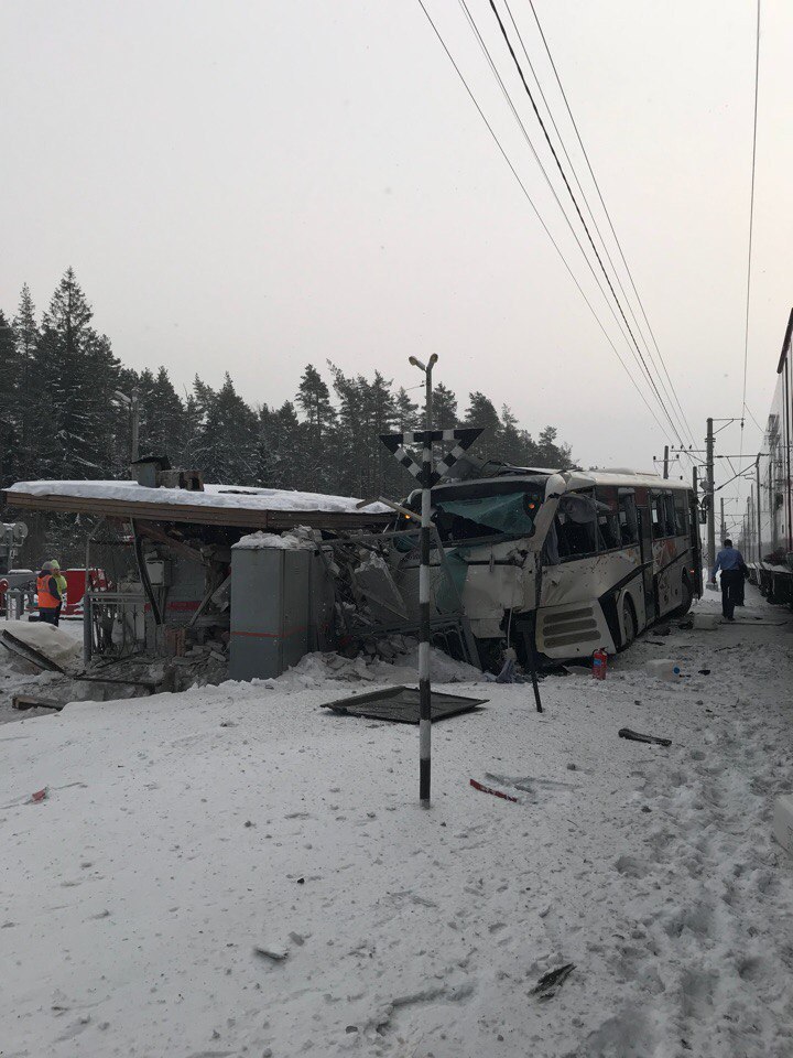 Ласточка протаранила. Автобус Ласточка.