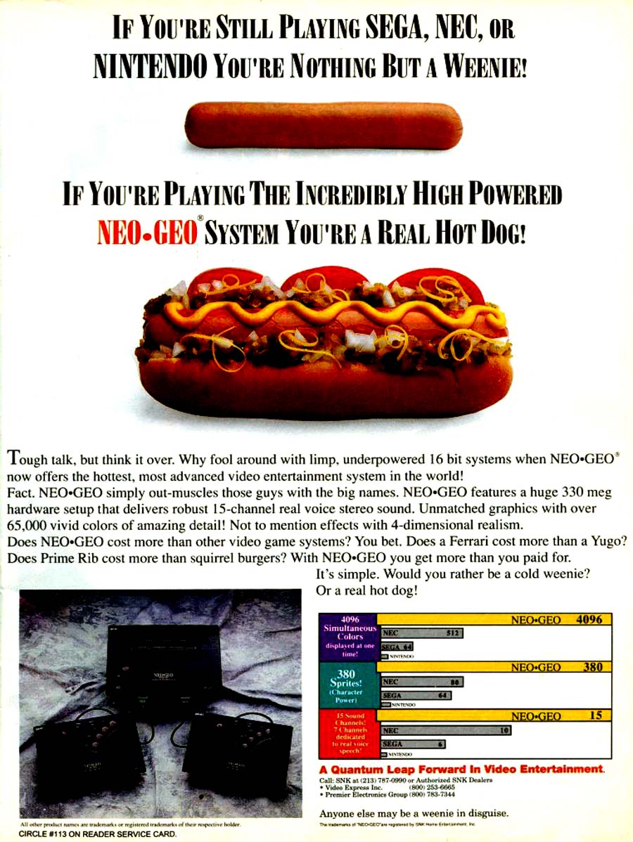 Neo Geo Ad