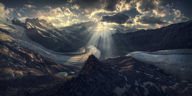 17. Взгляд Рива на швейцарские Альпы не менее потрясающий.