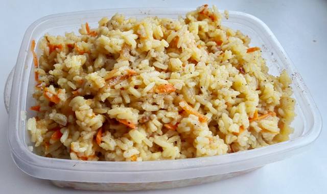 Плов ленивый с мясным фаршем