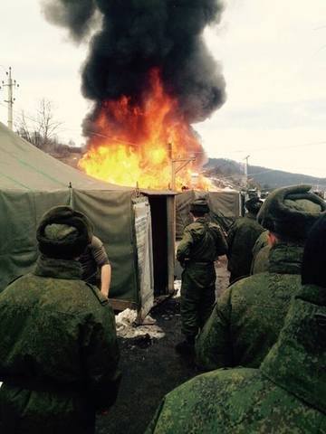 Дневальный решил растопить печь