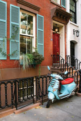 Blue-Vespa