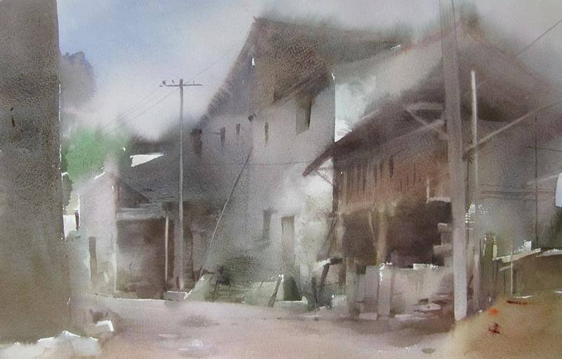 akvarelnye-kartiny-Lyu-Yi 41