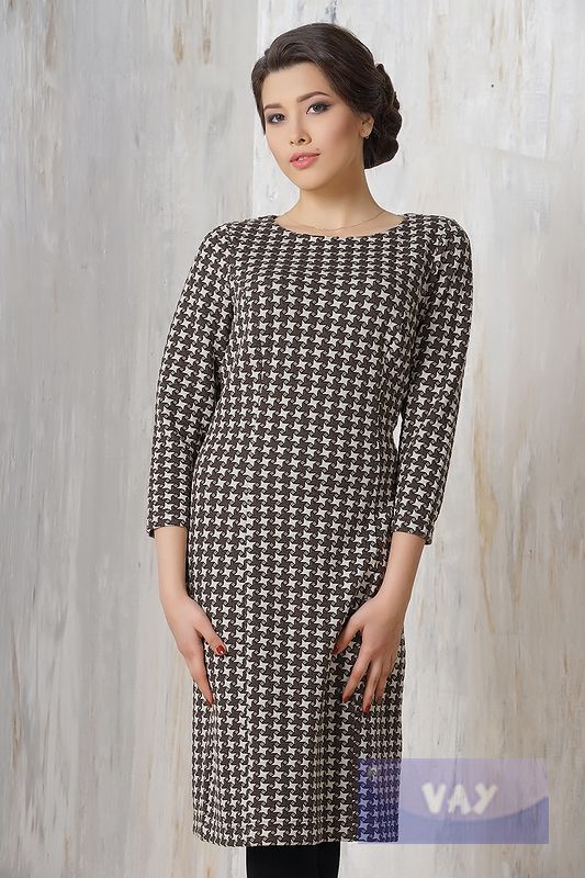 Платье жен. 3244.30-Ж09,кофейный-молоко-лапка 4
