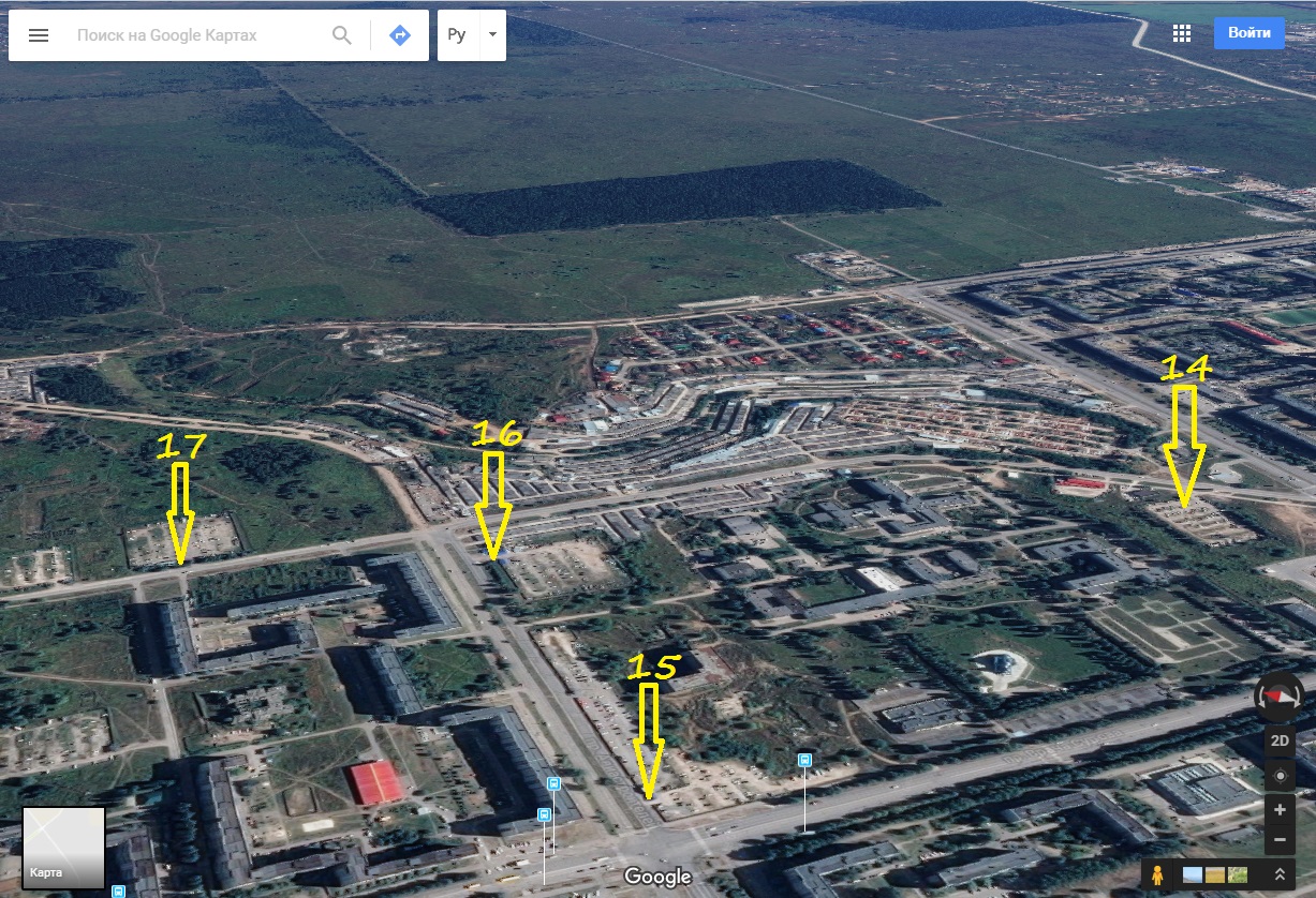 Карта парковок 4