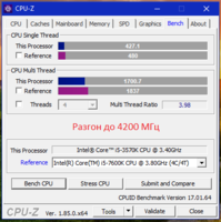 i5-3570K CPU-Z test