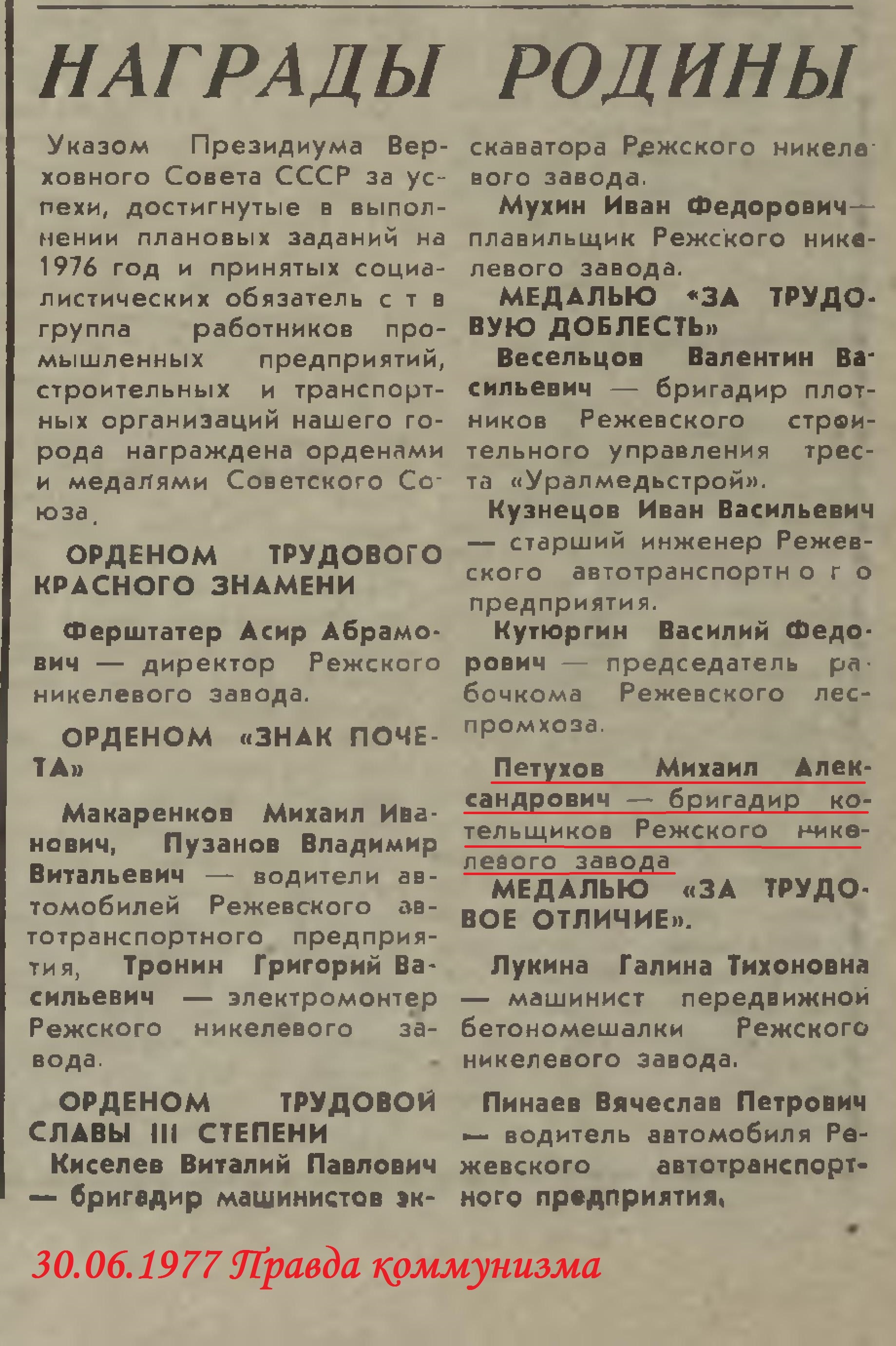 Петухов Михаил Александрович..