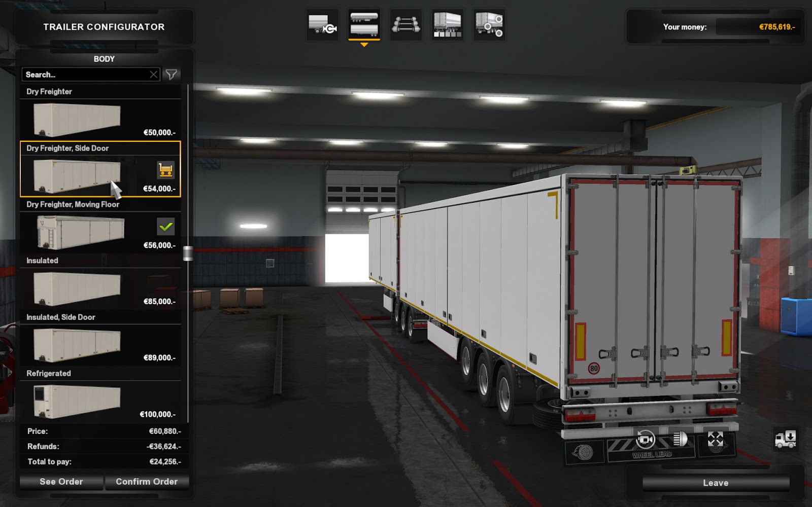 trailer ownership menu 2