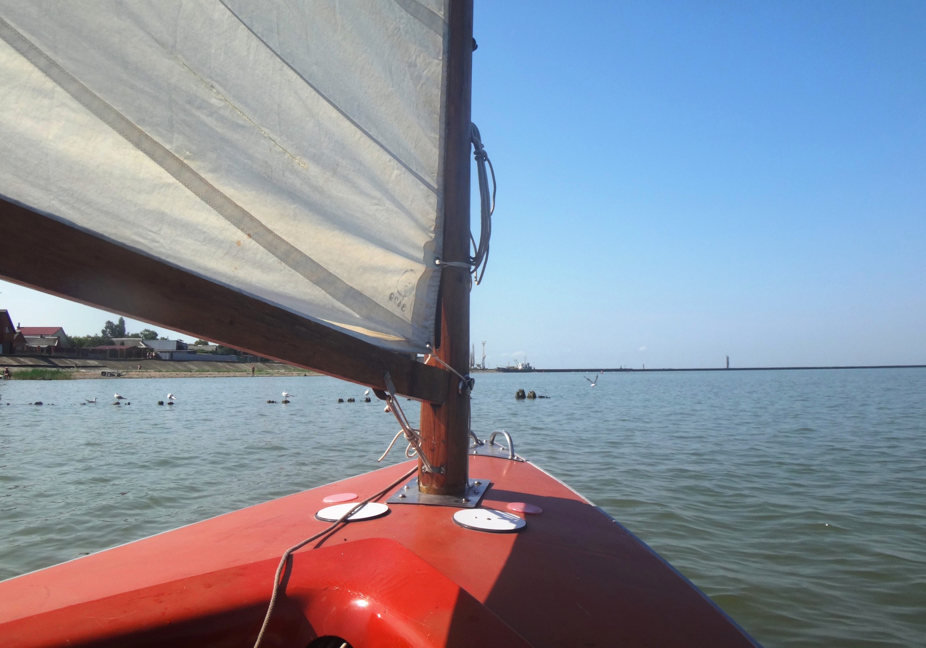 В яхтенном походе, июль 2018, море Азовское