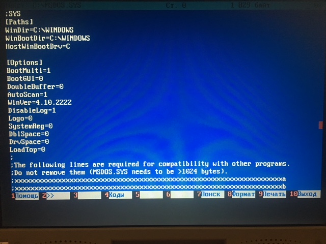 msdos sys