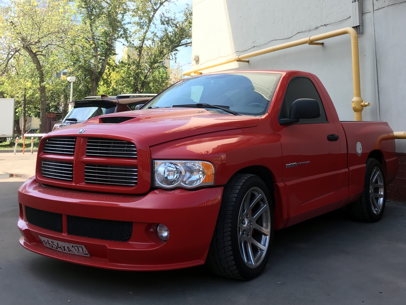 Pink dodge Ram