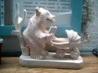 резьба медведь