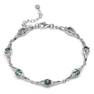 Simulated Color Change Alexandrite White Gold Plated 925 Sterling Silver 7-8.5 Inch Adj. Bracelet BR0095895