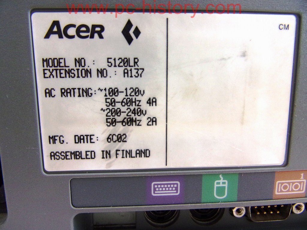 PC Acer Aspire mod-5120LR 9