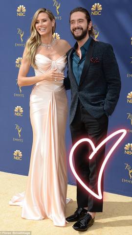 17.09.18 - Tom and Heidi Klum at Emmys, LA